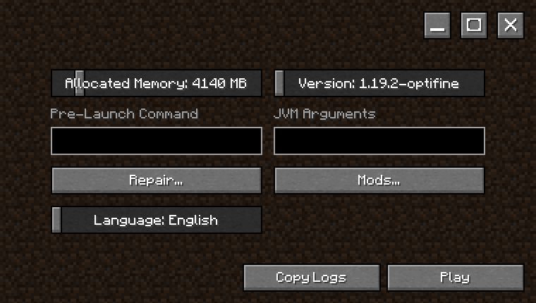 launcher screenshot