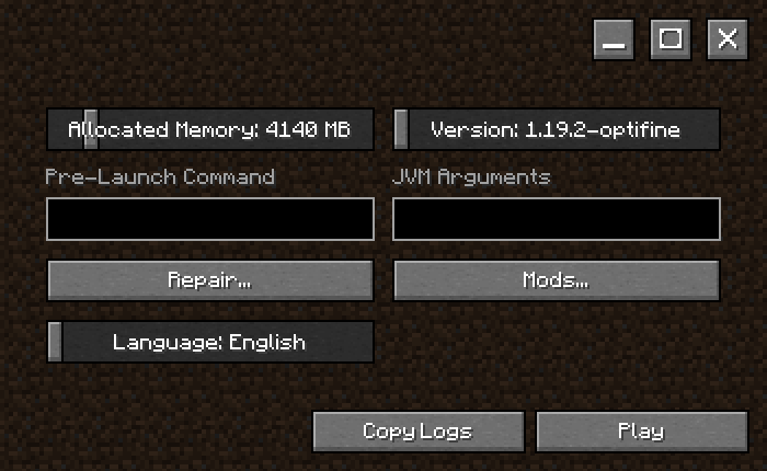 launcher screenshot